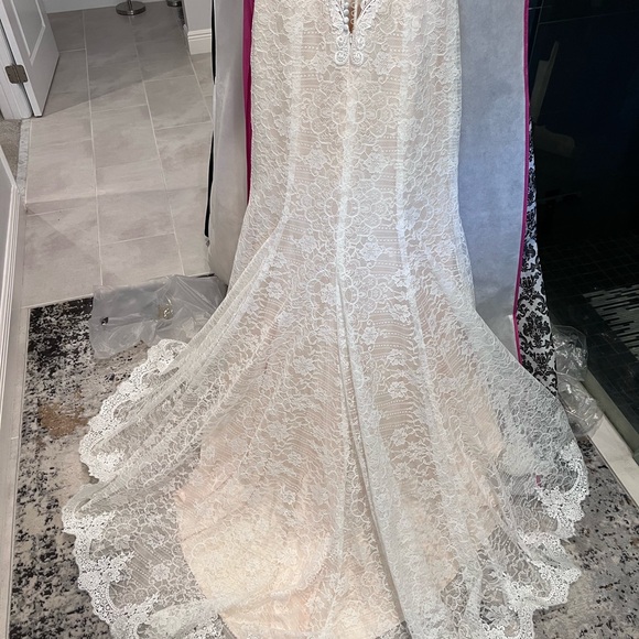 Elegant Lace Wedding Dress - Picture 12 of 15